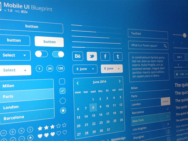 Mobile UI Blueprint