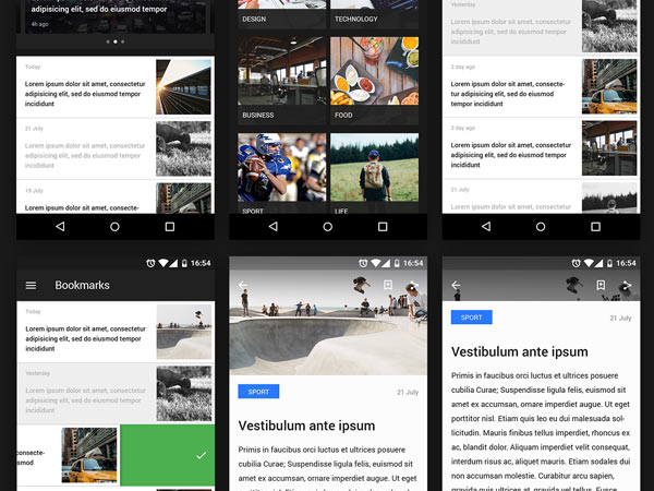 Reader - Android UI Kit