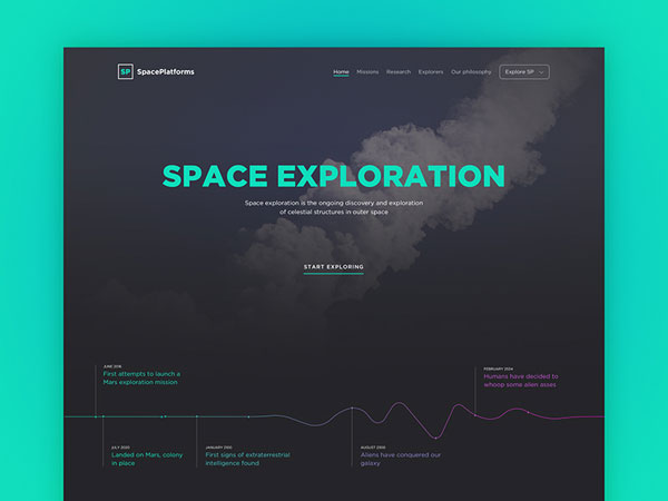 Space Exploration Web