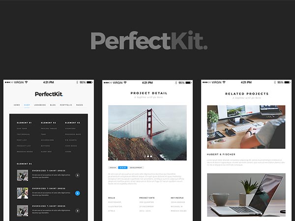 PerfectKit - Modern UI Kit