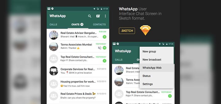 Download WhatsApp Chat UI Design | DesignerMill