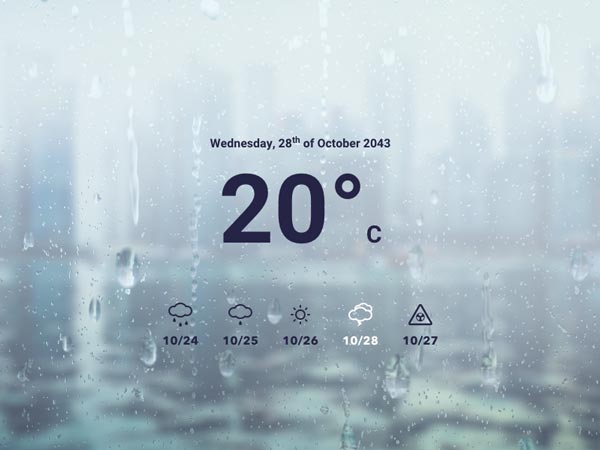 Rain & Water Effect - WebGL