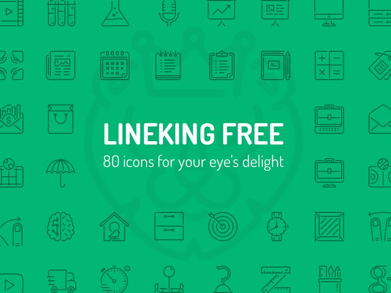 Lineking - 80+ Free Icons