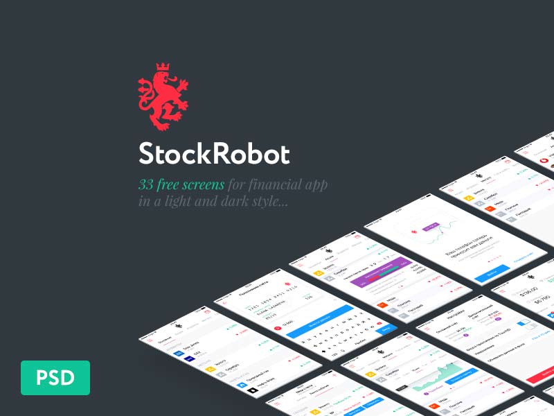 StockRobot - Financial App UI Kit