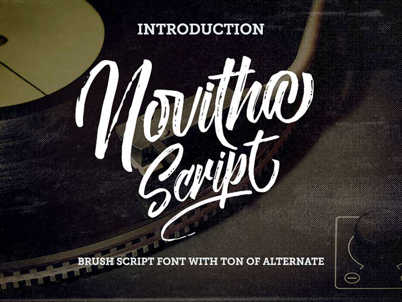 Novitha Script - Free Font
