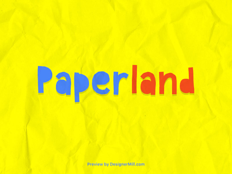 Paperland - Free Font