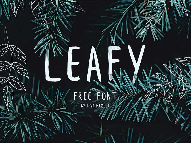 Leafy - Free Font