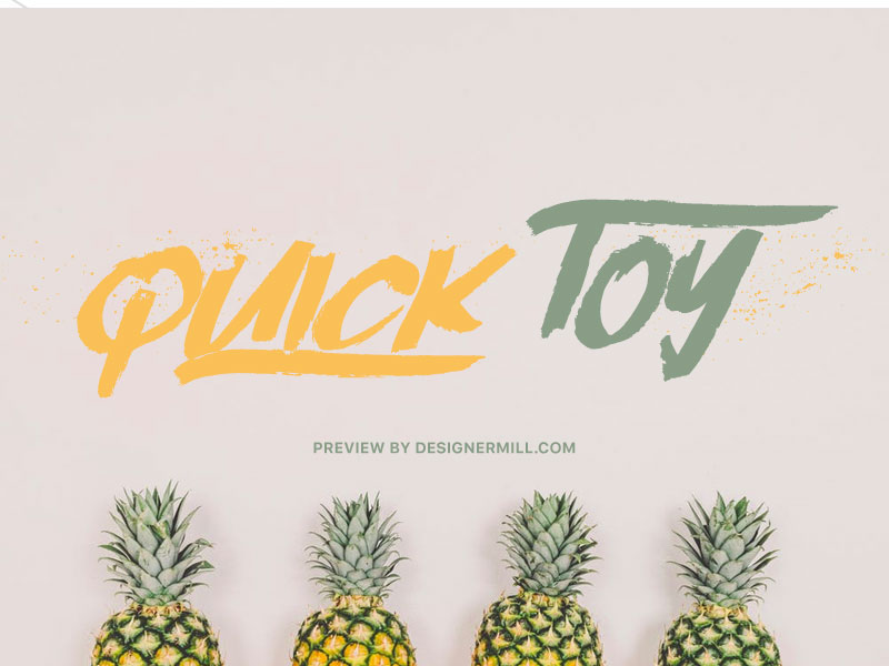 Quick Toy - Free Font