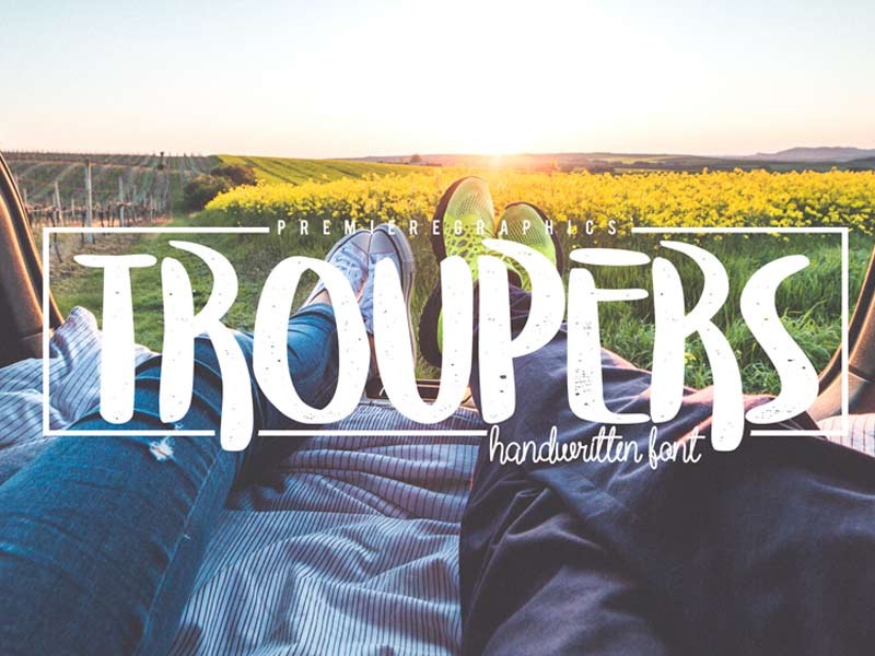 Troupers - Free Font