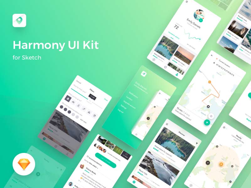 Harmony UI Kit for Sketch