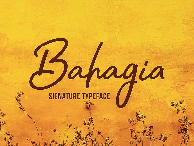 Bahagia - Free Font