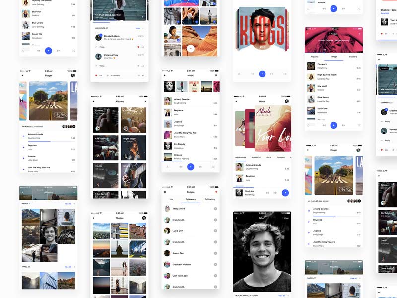 Vera Block - Free UI Kit for Sketch and Photoshop