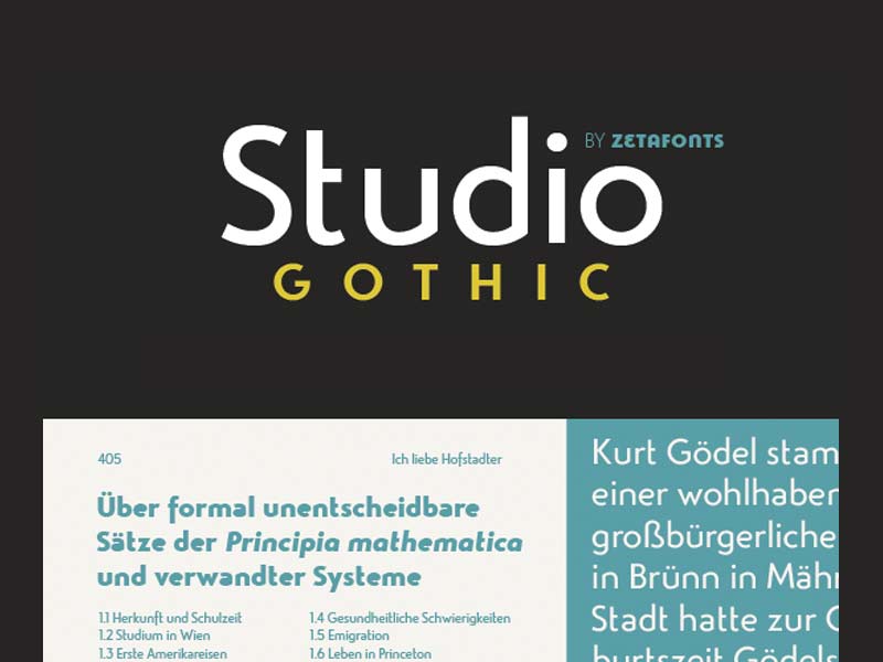 Studio Gothic - Free Font