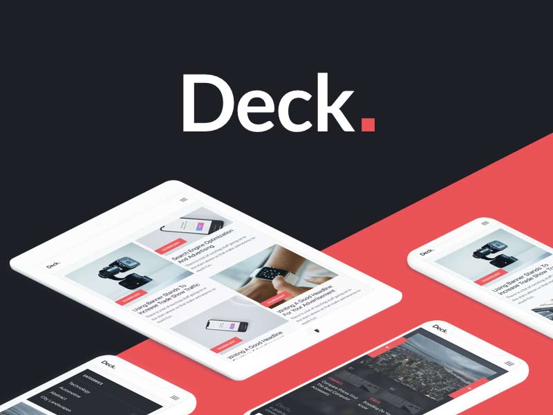 Deck - Free UI Kit for Sketch and Photoshop