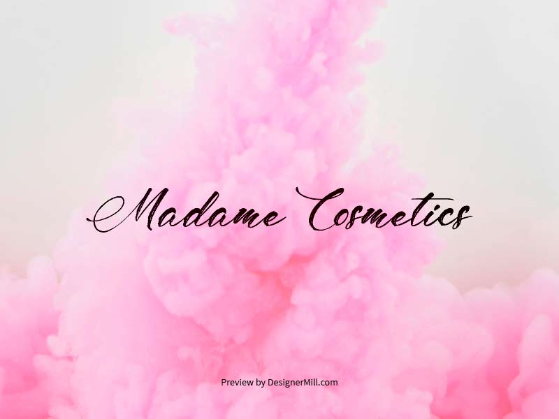 Madame Cosmetics - Free Font