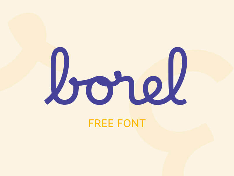 Borel - Free Font